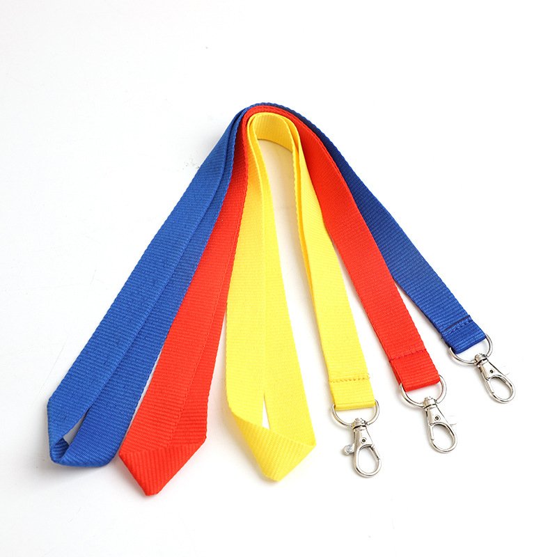 Custom Heat-transfer polyester printed lanyard with ID card badge holder