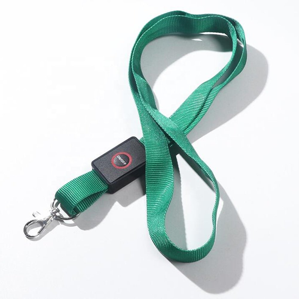 Cheap Promotional Custom Printed LED Flashing Lanyard for card holder