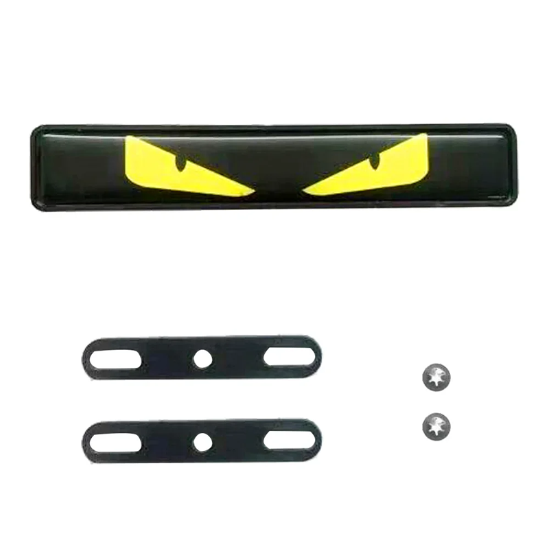 NUYAO Auto Customized LED Logo Emblem Light Waterproof Illuminated Badge Car Front Grille Mount Base Holder Light For Car Style