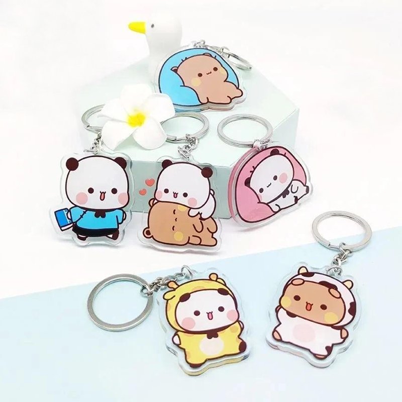 Wholesale custom 2d/3d soft rubber key chain silicone keyring plastic pvc key holder chain personalised logo fashion keychains
