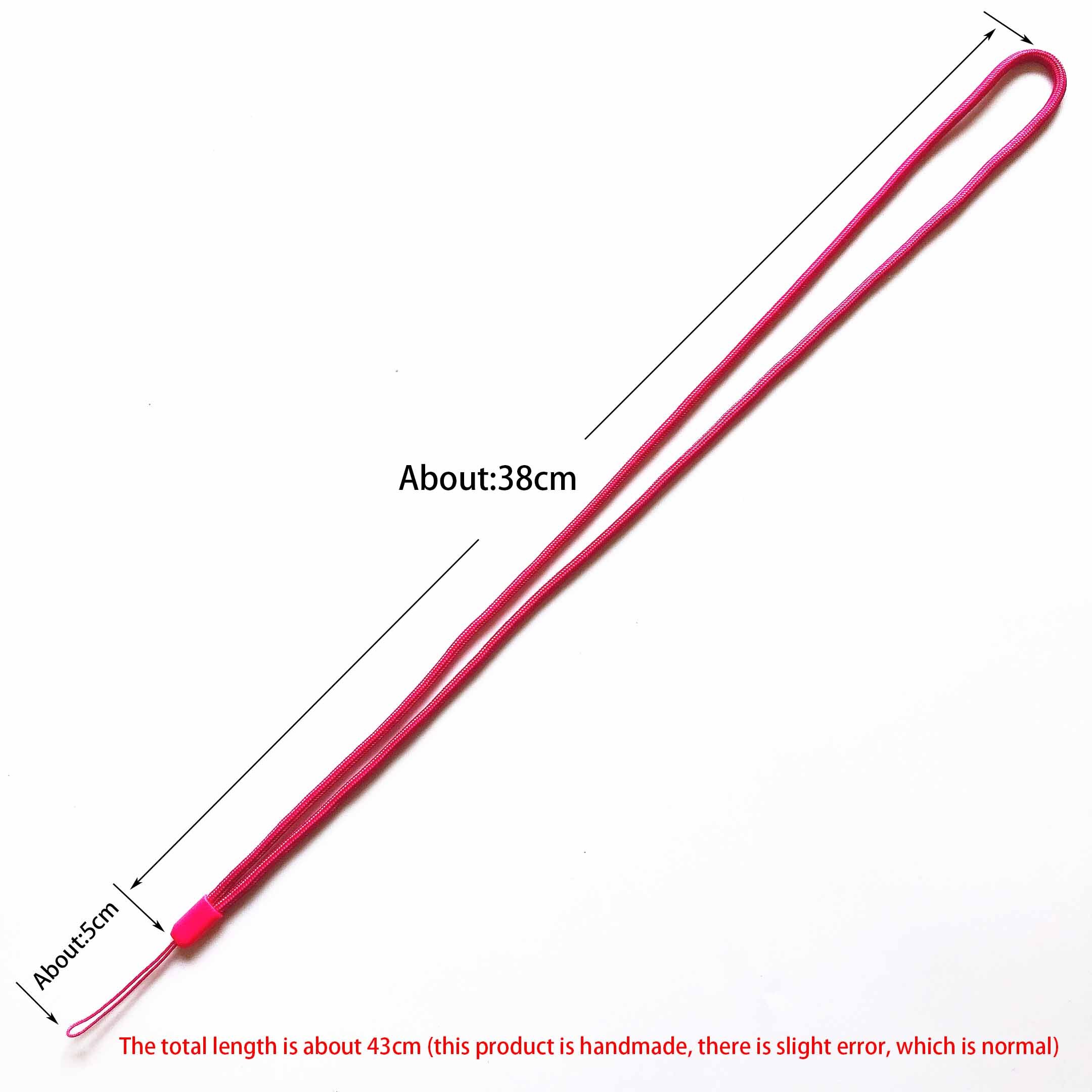 Colorful Polyester Braided long Lanyard Strap String neck Lanyard for mobile phone ID Name Tag Badge Holders work card