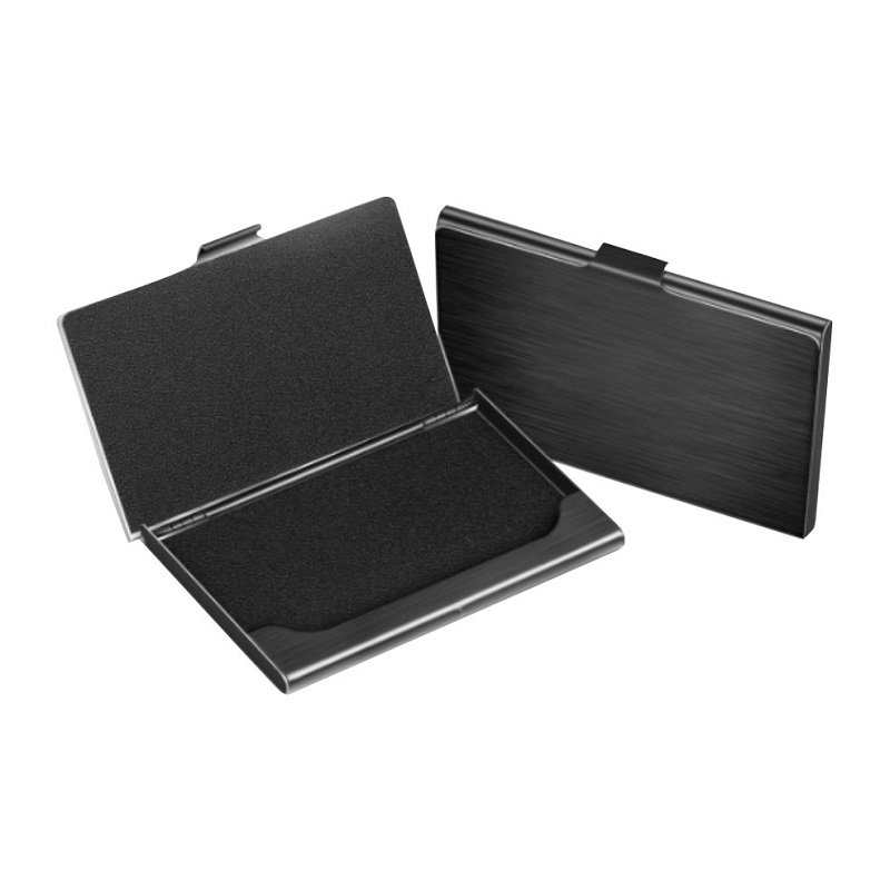custom Professional aluminum or Plating rose gold Stainless Steel Business Card Holder