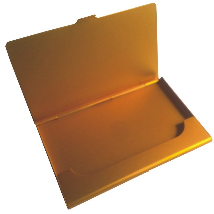 custom Professional aluminum or Plating rose gold Stainless Steel Business Card Holder