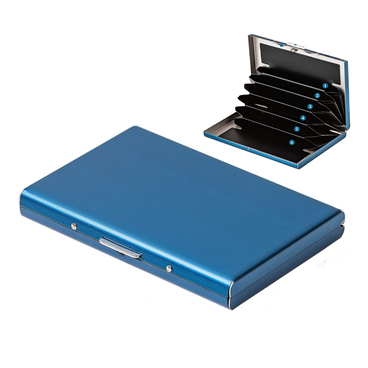 custom Professional aluminum or Plating rose gold Stainless Steel Business Card Holder