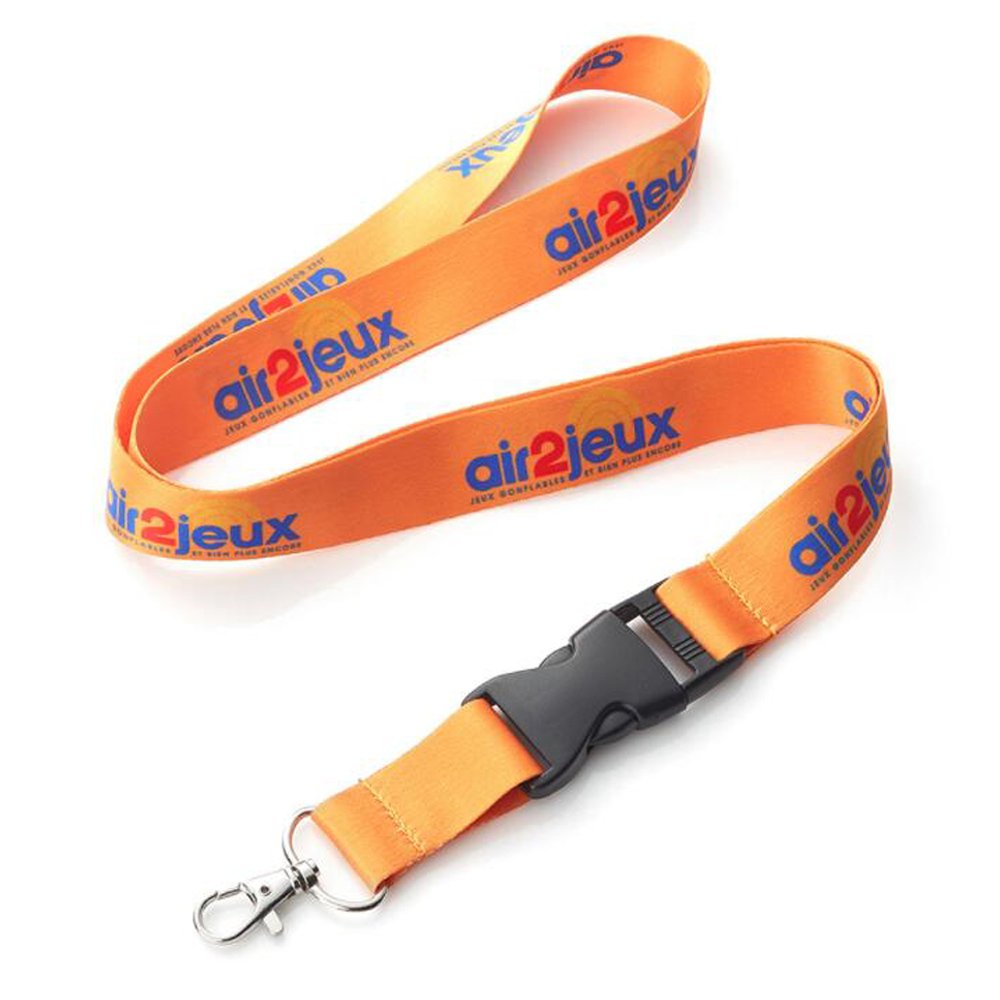 Custom sublimation lanyard id badge holder