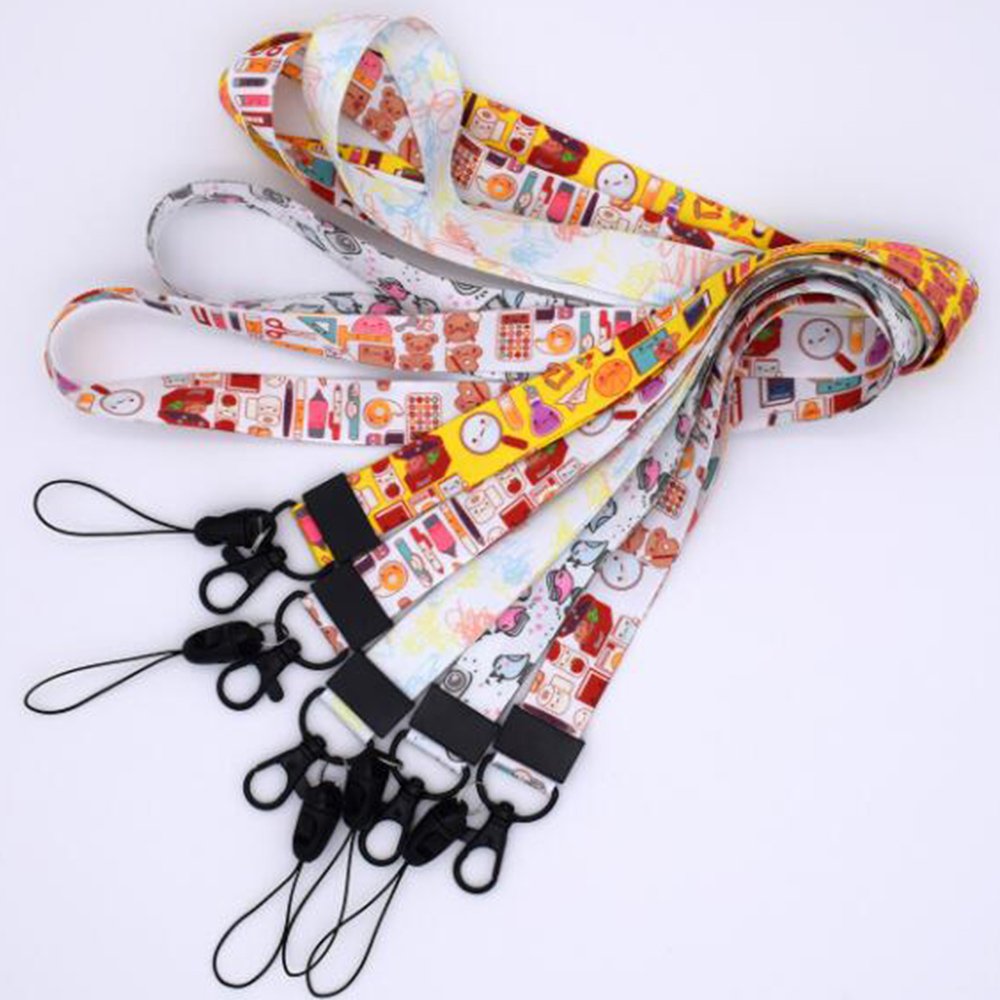 Custom sublimation lanyard id badge holder