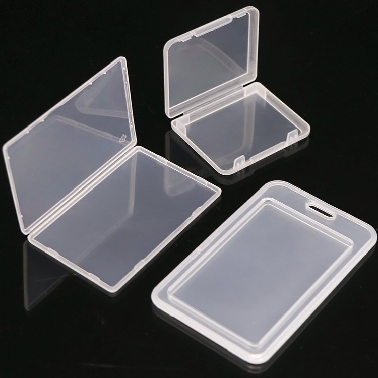 YUZMEI Plastic Business Card Holder ID Name Card Storage Box Plastic Card Case For Mini-SIM Nano-SIM Micro-SIM