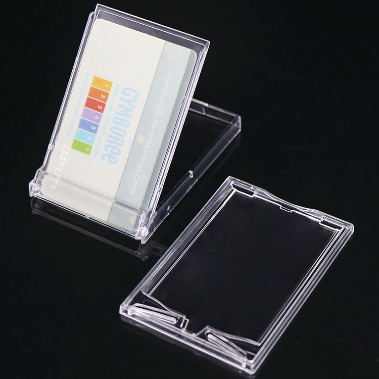 YUZMEI Plastic Business Card Holder ID Name Card Storage Box Plastic Card Case For Mini-SIM Nano-SIM Micro-SIM