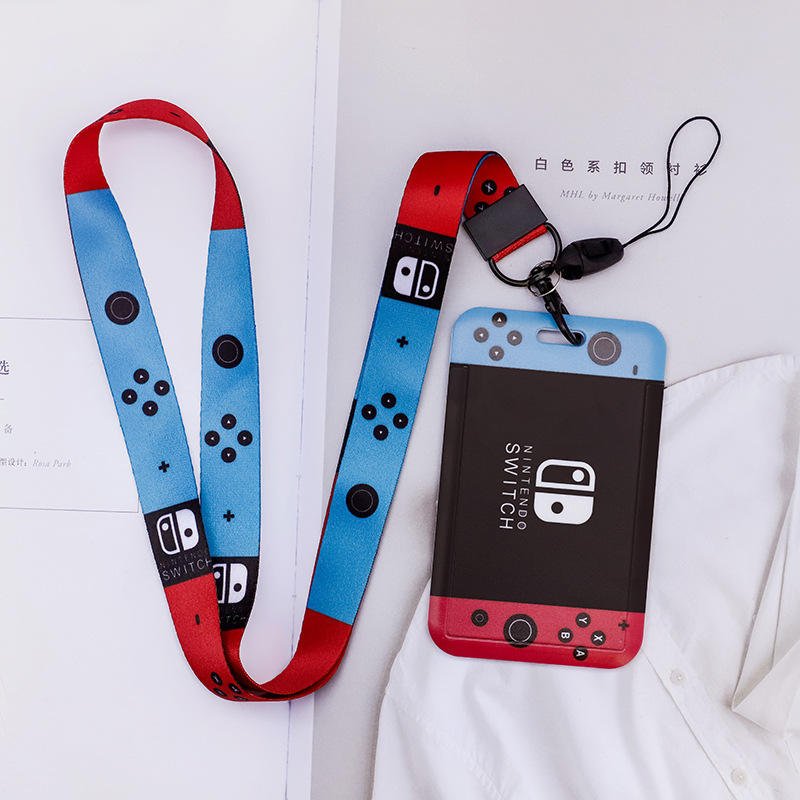 PU Leather Badge Case Clear and Color Border Lanyard Holes Holders Badge Holders
