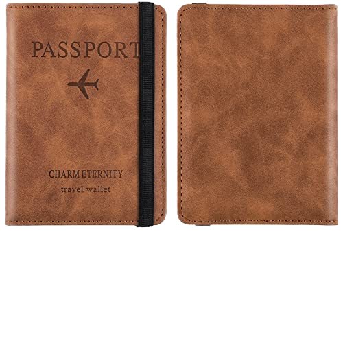 Unisex Anti-Theft RFID Passport Holder Customized PU Leather Travel Wallet Open Short Boys Ladies' Fashion Hot Selling Logo