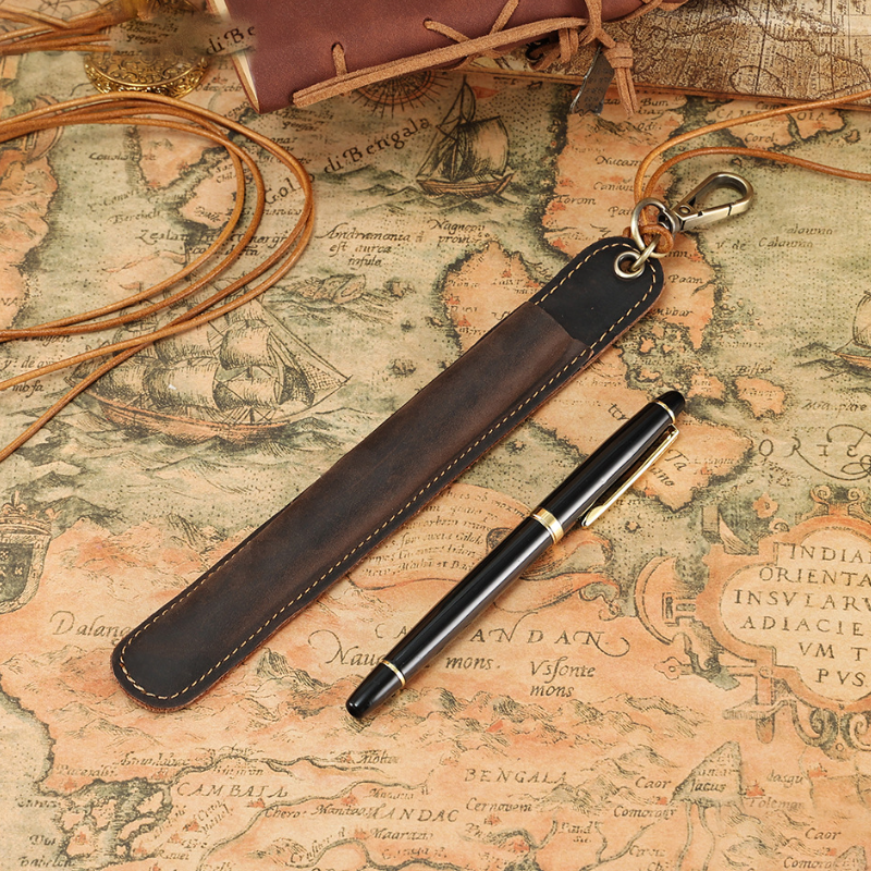PU Leather Necklace Lanyard With Strong Clip And Keychain For Keys ID Badge Holder Gift Quality Pen Bag Or Pencil Pouch