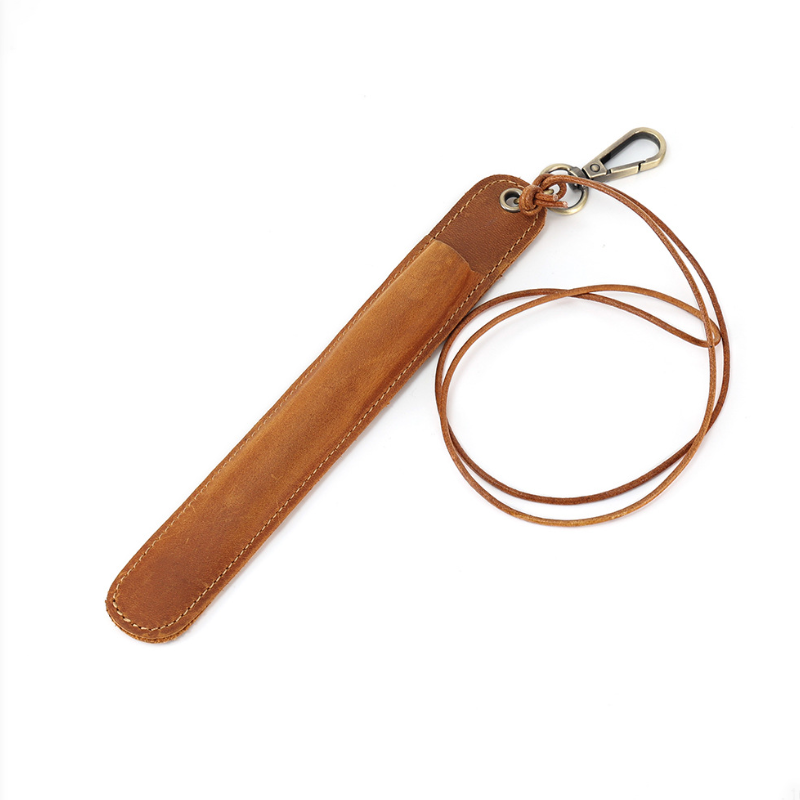 PU Leather Necklace Lanyard With Strong Clip And Keychain For Keys ID Badge Holder Gift Quality Pen Bag Or Pencil Pouch