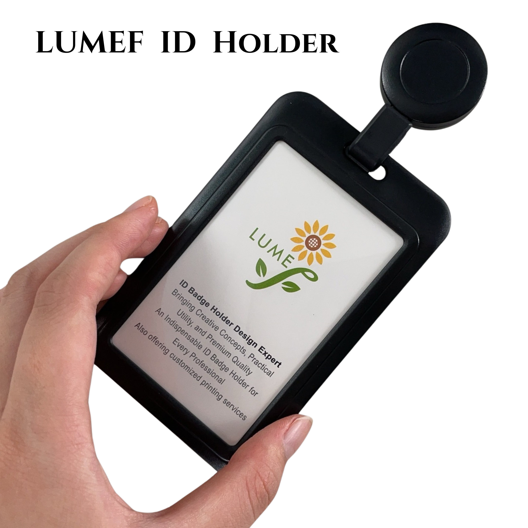 Transparent Id Card Holder Id Card Holders Wholesale Badge Id Card Holder with Lanyard