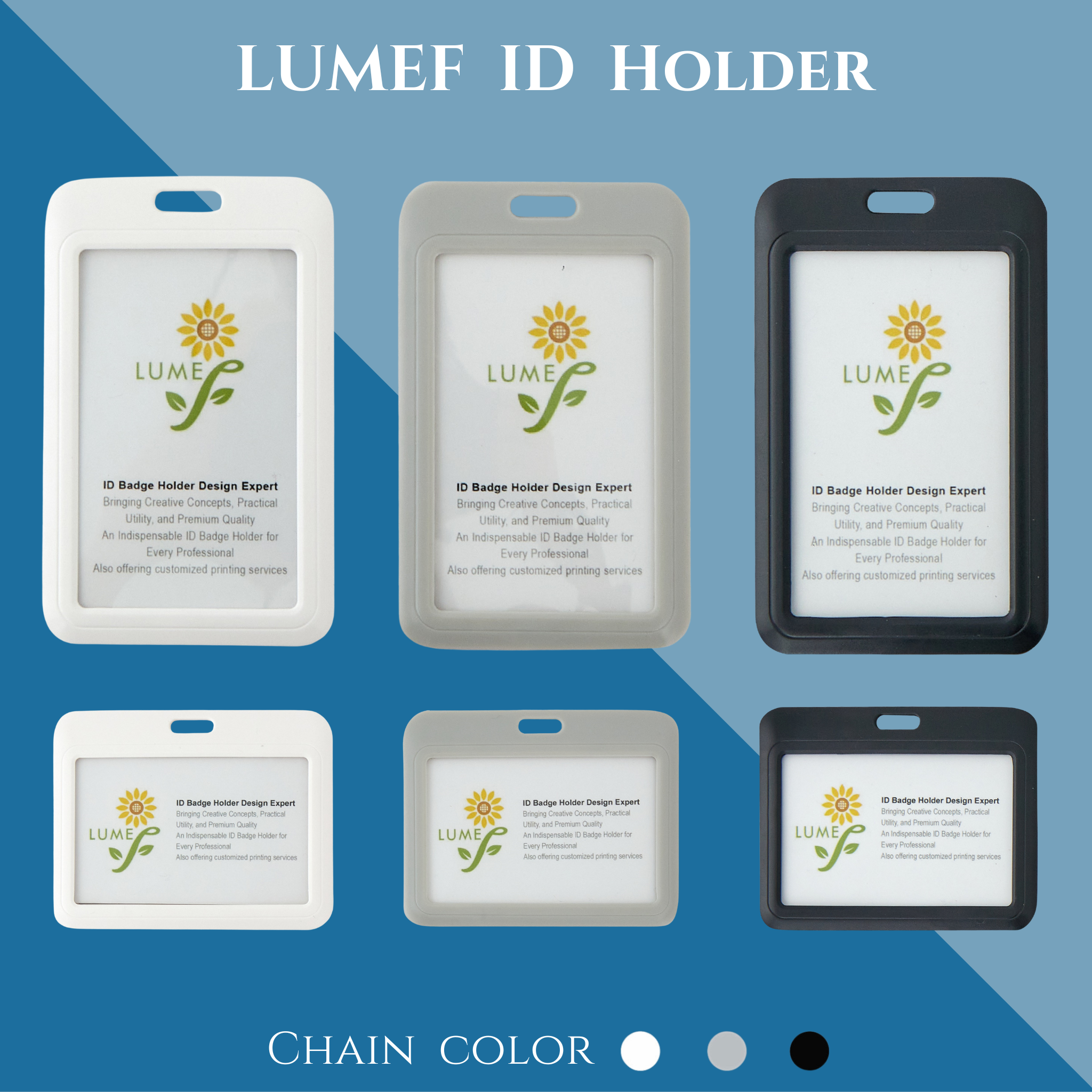 Transparent Id Card Holder Id Card Holders Wholesale Badge Id Card Holder with Lanyard