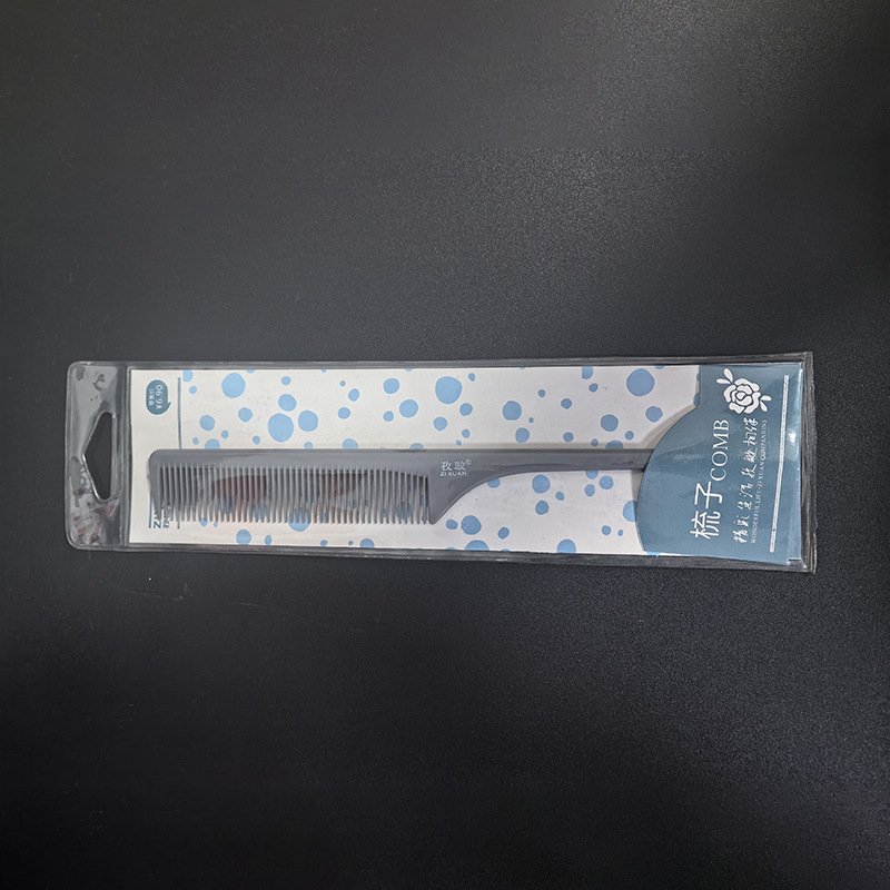 Factory customized PVC transparent hardware parts packing bag daily supplies comb nail scissors tools storage hanging pouch