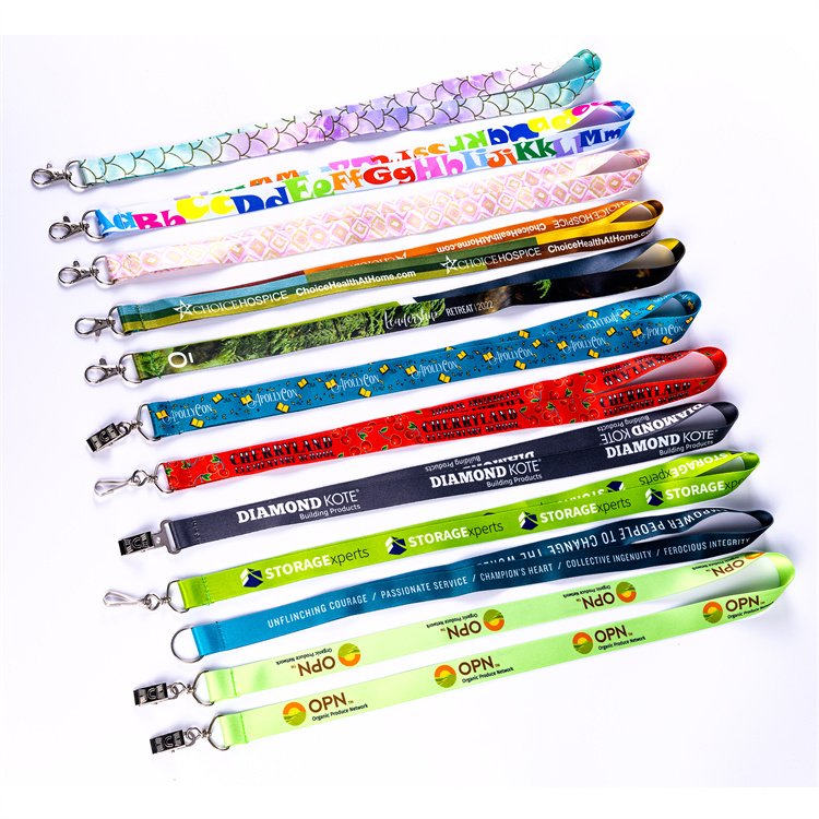 High Quality Telephone Fashion Rope Neck Strap Id Badge Holder With Ribbon Lanyard