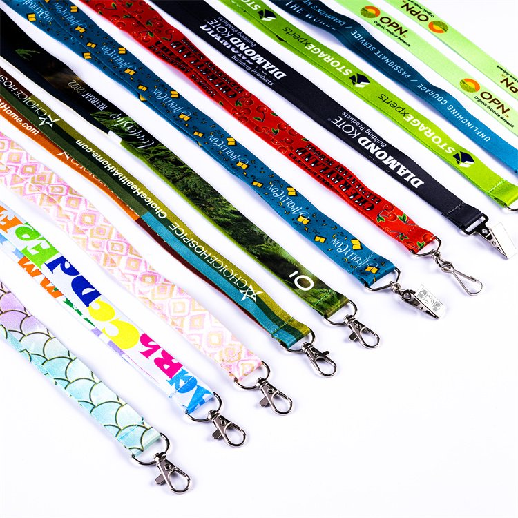 High Quality Telephone Fashion Rope Neck Strap Id Badge Holder With Ribbon Lanyard
