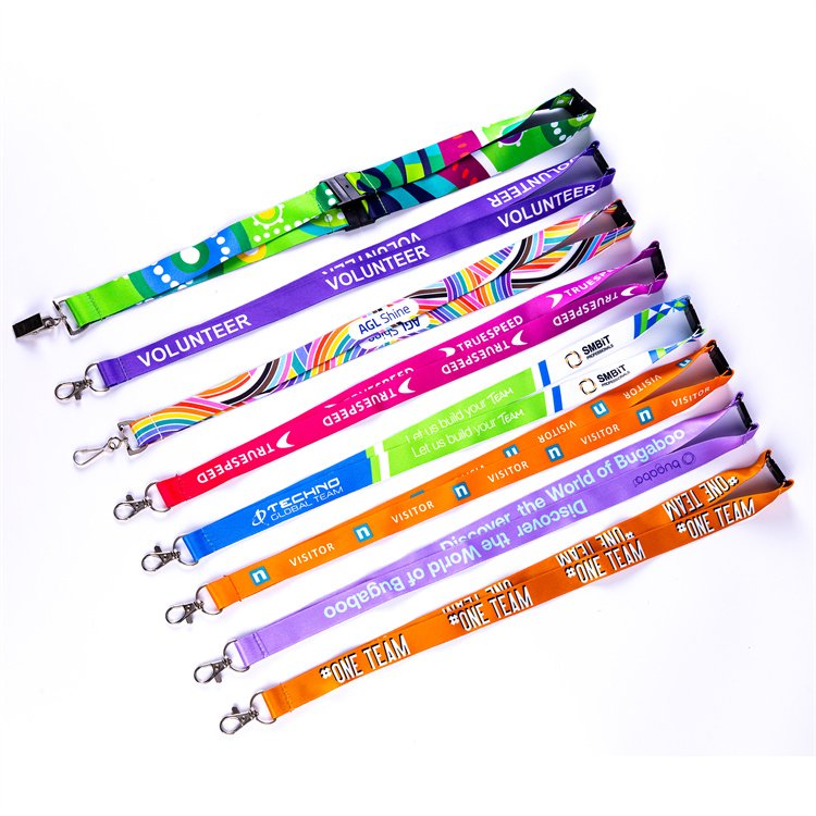 High Quality Telephone Fashion Rope Neck Strap Id Badge Holder With Ribbon Lanyard