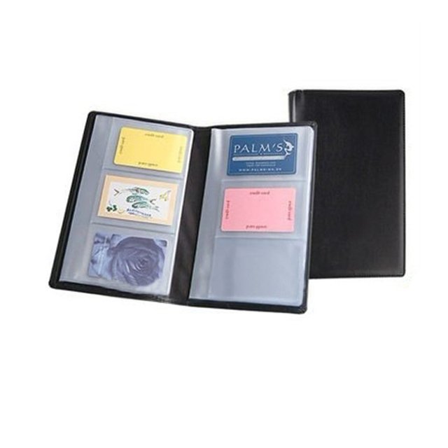 black sheets pvc badge credit card holder wallet XYL-D-CC147