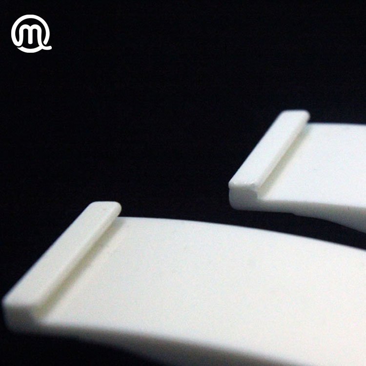 Blank White Plastic Magnetic Name Badge for office