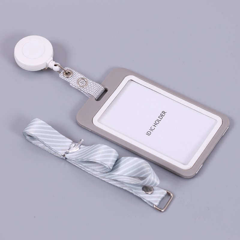 Wholesale colourful Promotional Retractable Doctor ID Card Holder Nursing Clip Holder with Badge Reel