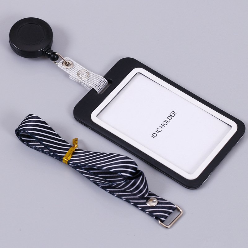 Wholesale colourful Promotional Retractable Doctor ID Card Holder Nursing Clip Holder with Badge Reel