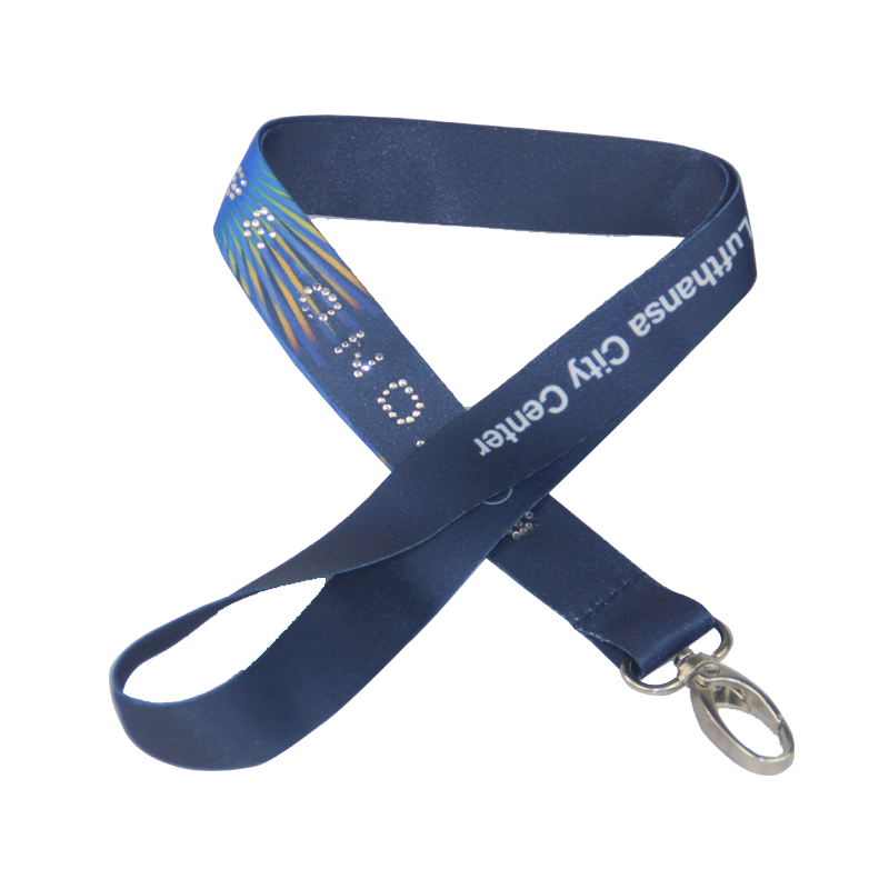 Custom Lanyard Away Neck Id Badge Holder Necklace With Id Card Badge Holder Round Bungee Cord Rope Lanyard With Badge Reel