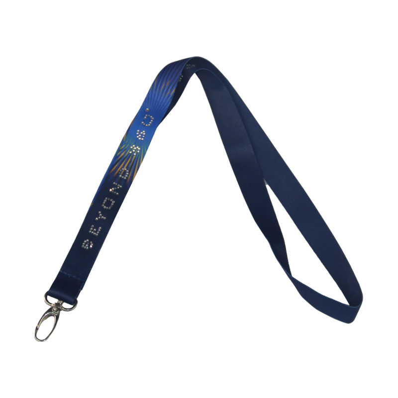 Custom Lanyard Away Neck Id Badge Holder Necklace With Id Card Badge Holder Round Bungee Cord Rope Lanyard With Badge Reel