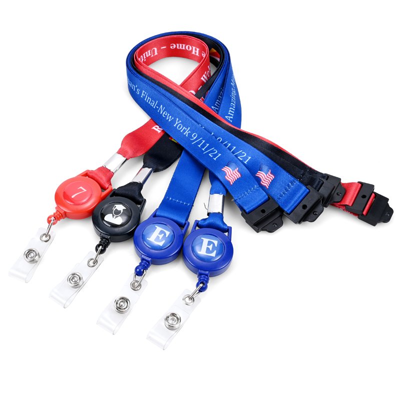 Customized Lanyard Yoyo High Quality Retractable Badge Holder Polyester Lanyard With Logo Custom