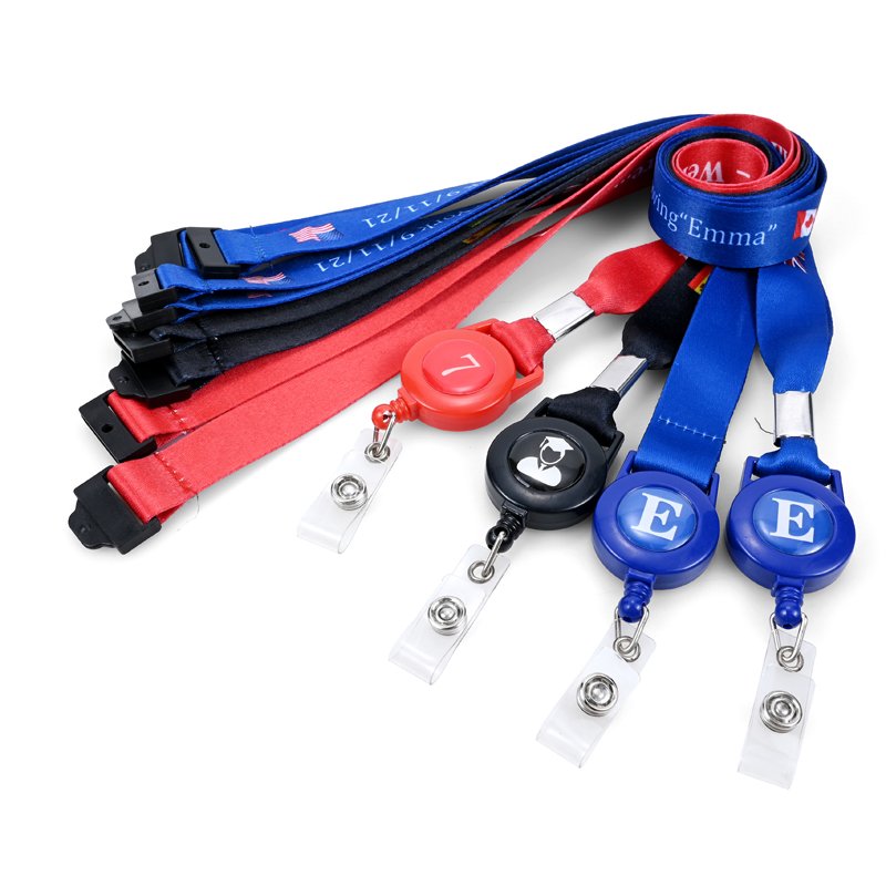 Customized Lanyard Yoyo High Quality Retractable Badge Holder Polyester Lanyard With Logo Custom