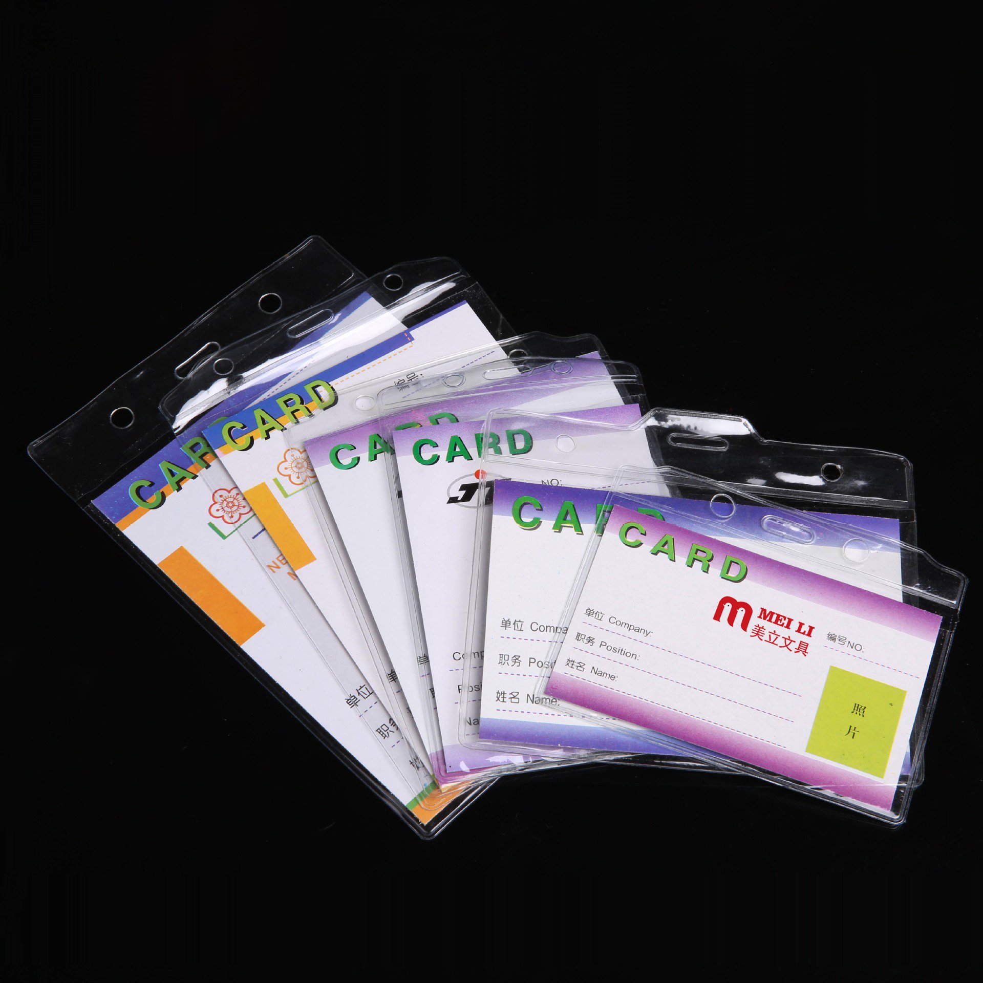 Custom Soft Plastic Id Working Name Badge Waterproof Pvc Card Holder