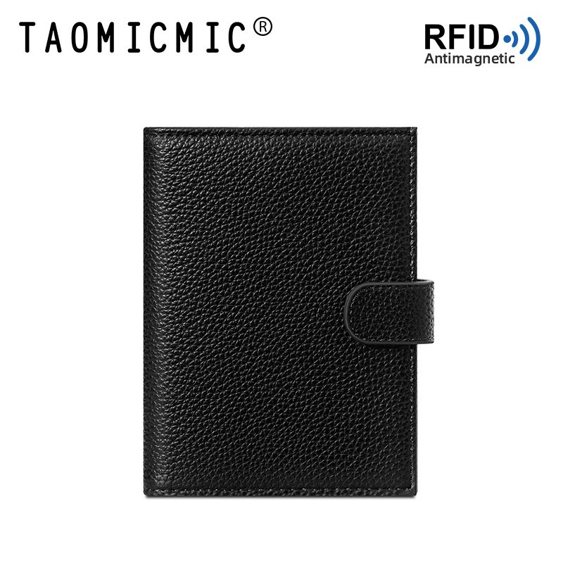 TAOMICMIC cross-border durable FRID anti-theft PU leather purse slim coin purse ID credit card holder for woman and girls