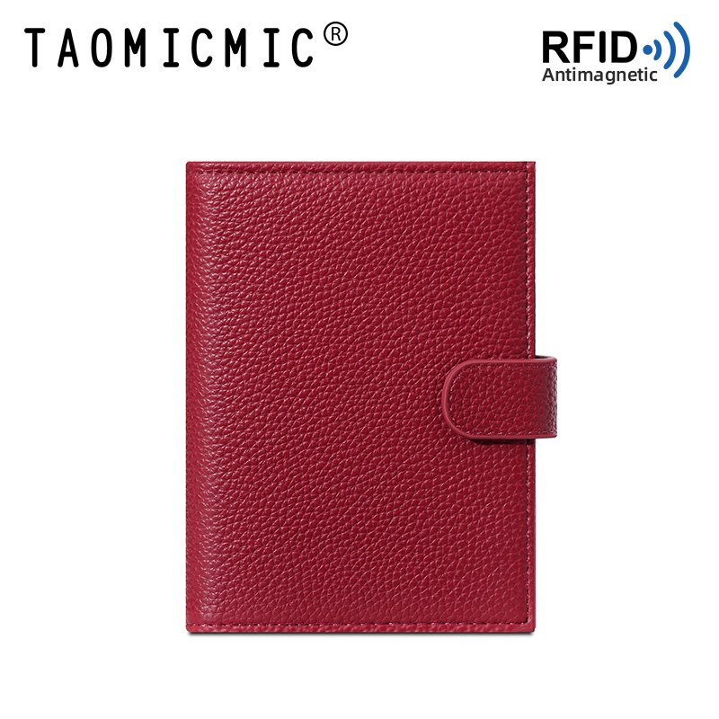 TAOMICMIC cross-border durable FRID anti-theft PU leather purse slim coin purse ID credit card holder for woman and girls