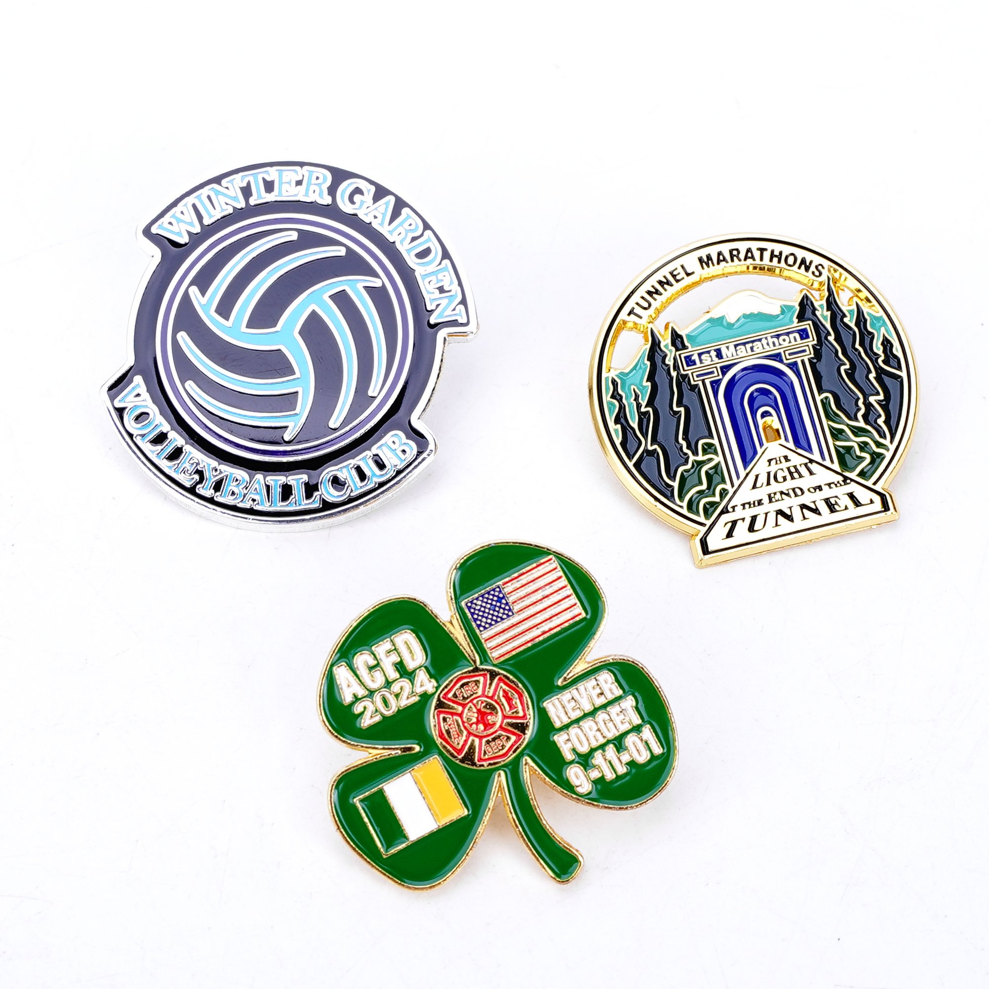 Promotional New European And American Style Fashion Enamel Pins Custom Logo Logo Metal Lapel Pins
