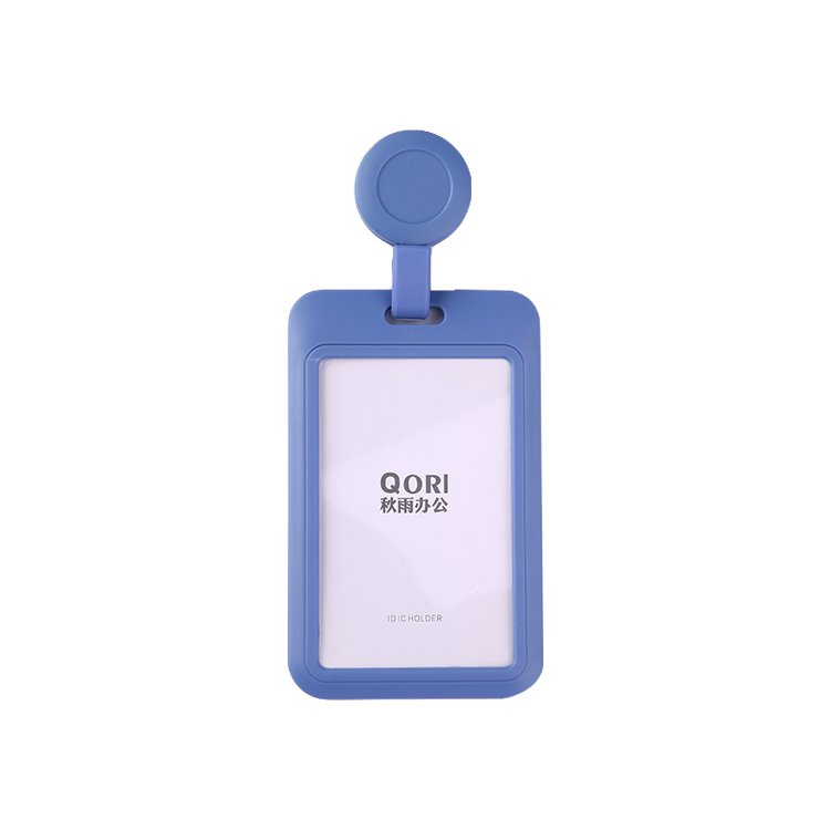 QORI Slide Chest Card Plus Sonic Head Easy Pull Buckle Plastic Lanyard Card Holder
