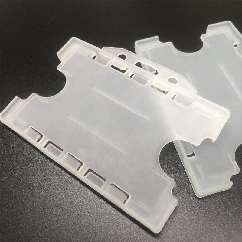 Rigid ID Card Holders Badge Holders Hard Plastic Card Sleeves ,JO-VAC-003