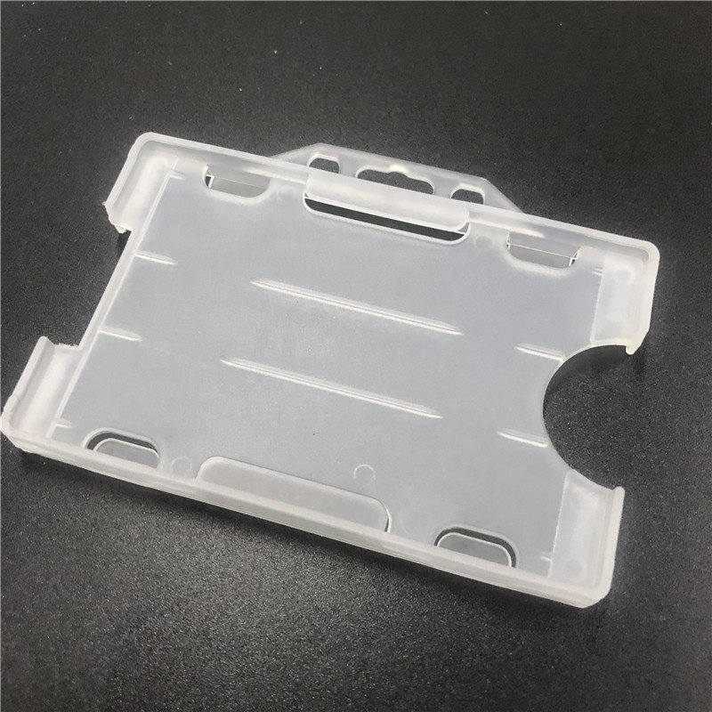 Rigid ID Card Holders Badge Holders Hard Plastic Card Sleeves ,JO-VAC-003