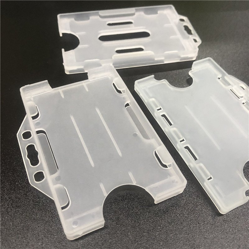 Rigid ID Card Holders Badge Holders Hard Plastic Card Sleeves ,JO-VAC-003