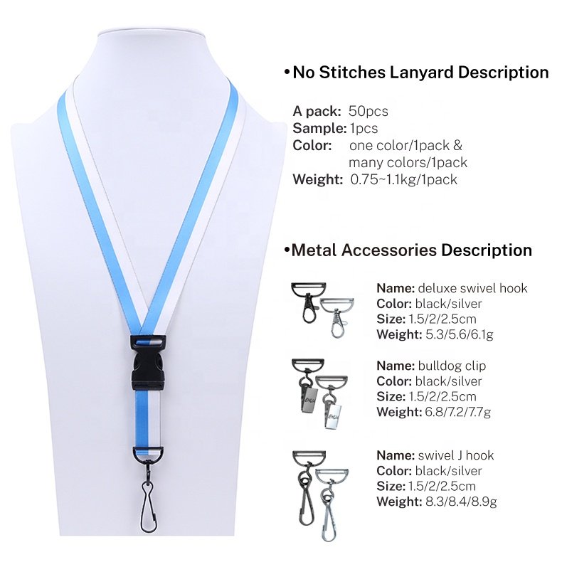 Ergonomics Seamless RPET Good Quality Custom Brand Neck Strap Lanyards Id Badge Holder For Women Accessories Lanyards