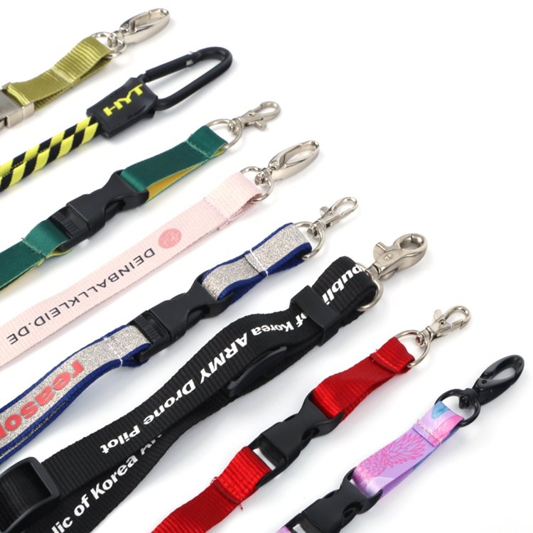 Manufacturer Personalized Custom Printed Lanyard Retractable Safety Badge Retractable Lanyard