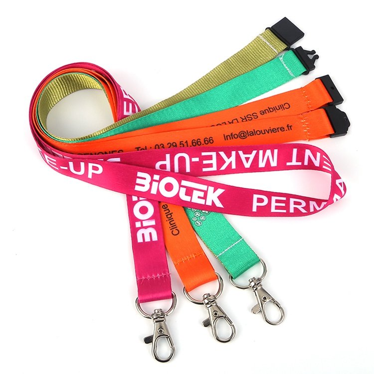 Manufacturer Personalized Custom Printed Lanyard Retractable Safety Badge Retractable Lanyard