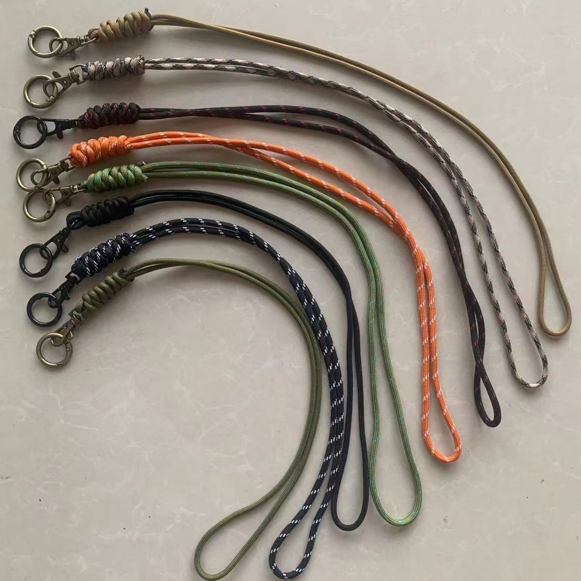Lanyard Keychain Whistles Cord Outdoor Hanging Neck Rope Lanyard Phone Camera ID Pass Card Name Badge Holder Outdoor Safe Rope