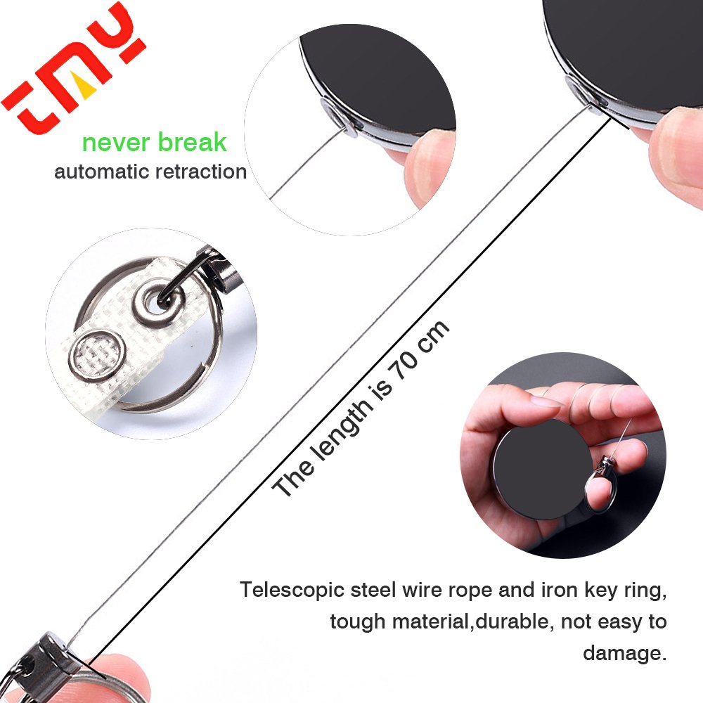 Custom Heavy duty Medical Badge reels nurse sublimation Blanks with Clips Metal Nursing Badge Reel Retractable