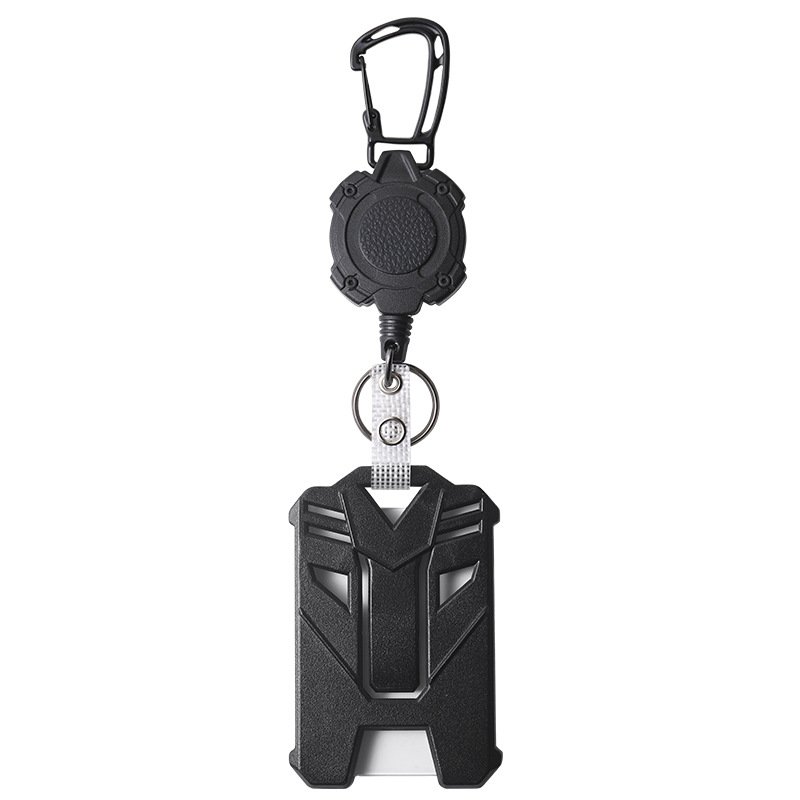2024 Custom Badge Holders, Heavy Duty Retractable Keychain with Tactical ID Card Holder Reel