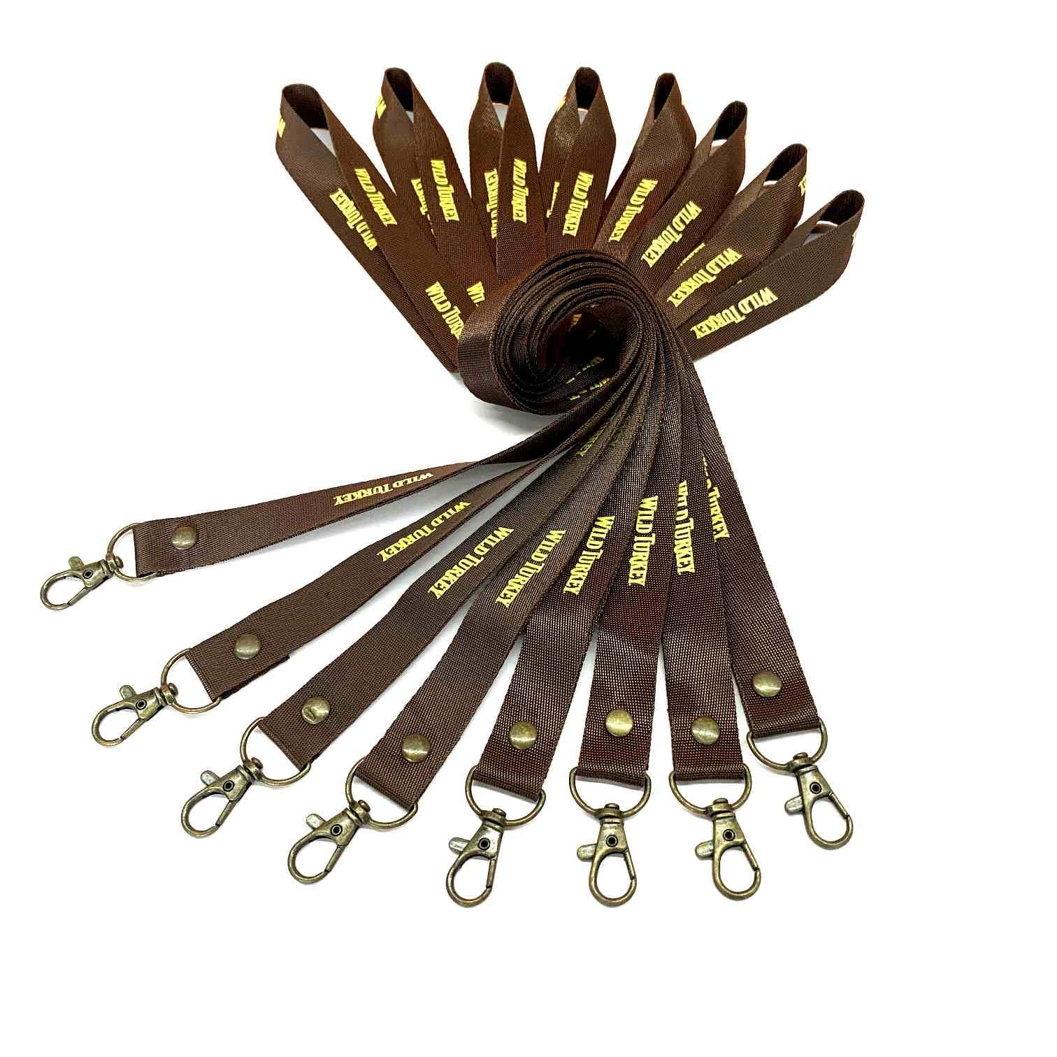 Daux Names Quantity Reflect Recycled Zhongshan Custom short Pulley Options Other Nylon Polyester Lanyards With Logo Custom