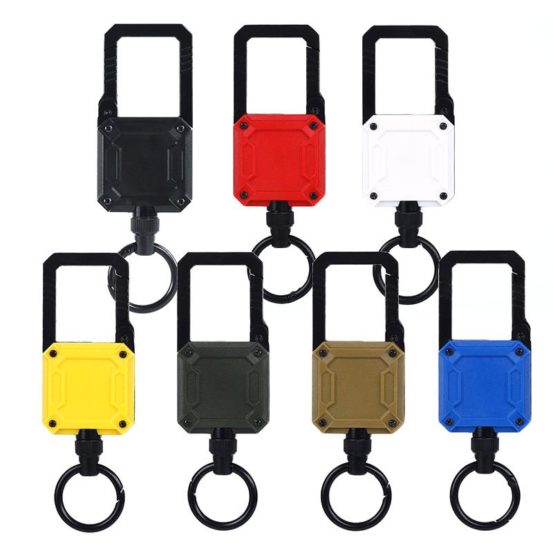 Wholesale Multi Color Outdoor Badge Holder Reel Magnetic Retractable Keychain Id Badge Reel