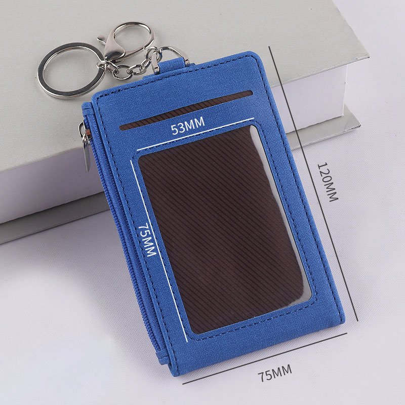 Manufacturer Hot Sale PU Leather Id Card Holder Lanyard Name Badge Employee Id Work Card Holder