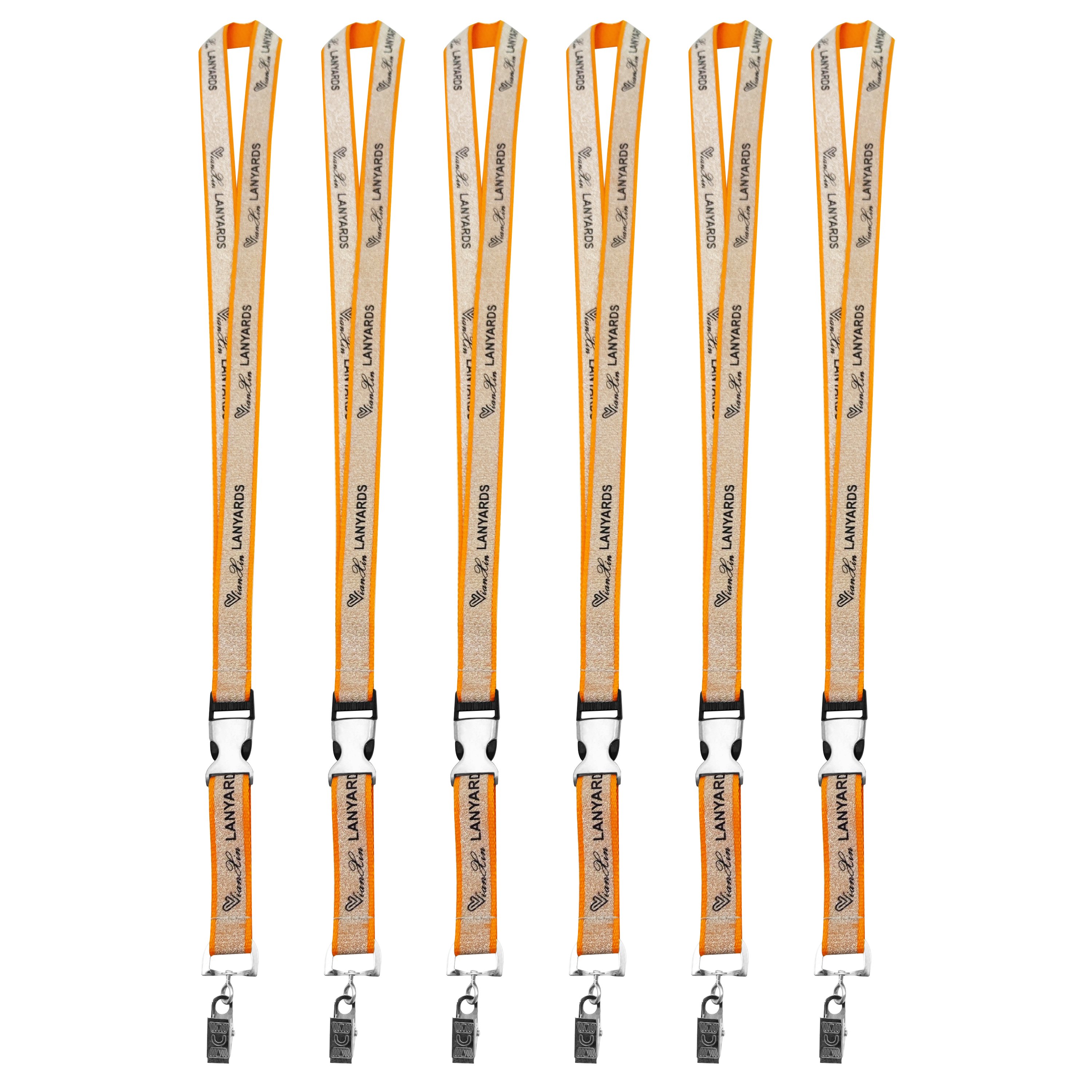 Bulk Gold Silver Glitter Lanyard With Logo Custom Waterproof Glitter Lanyard With ID Badge Card Holder