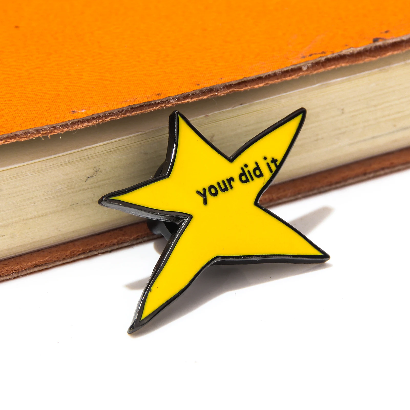 Creative 'You Did It' You Have Achieved Humorous Meme Star Franc Metal Badge Brooch Exploration Badge Accessories
