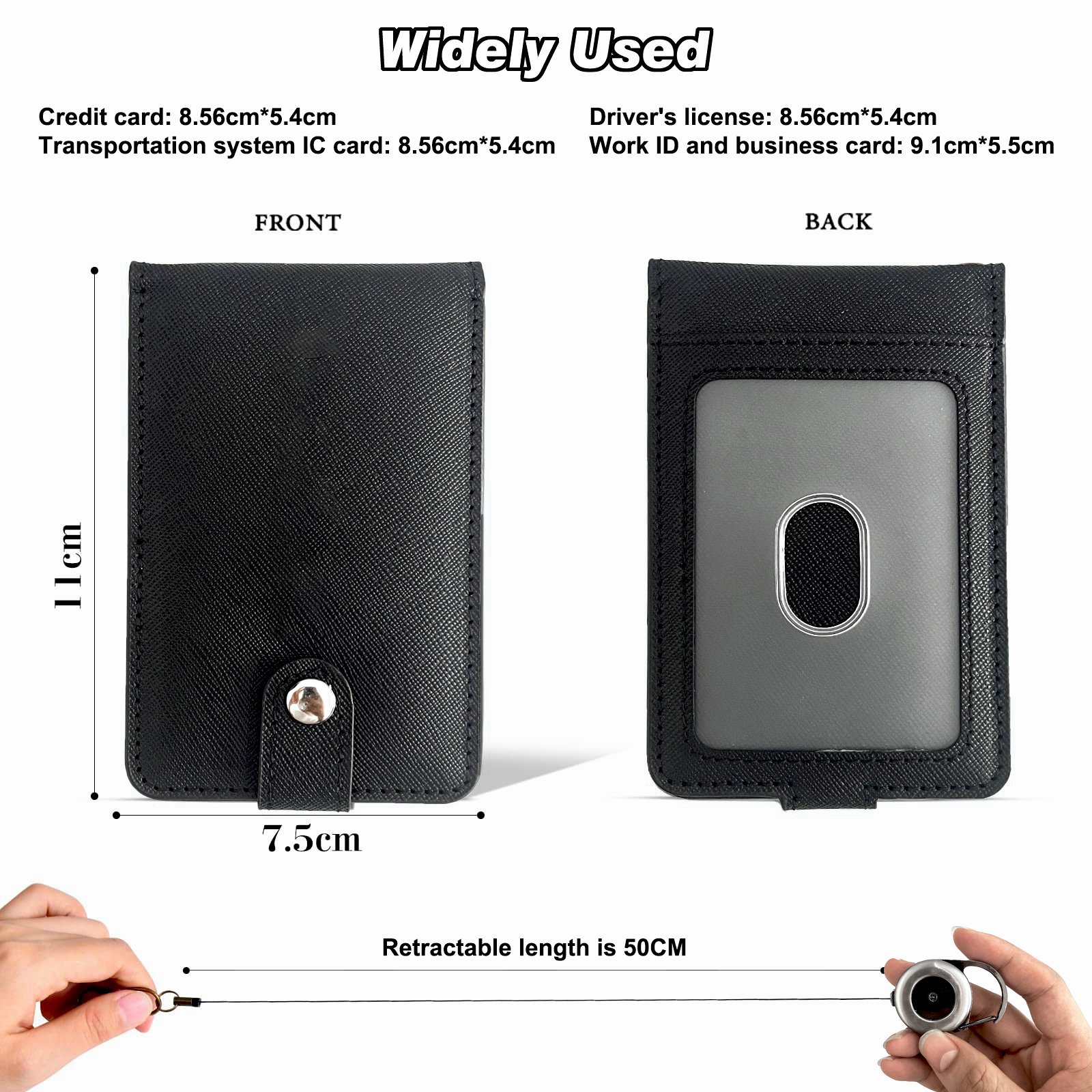 CH-046 Wholesale Japanese Style Multi-card Slot Bifold Wallet Genuine Leather ID Card Holder Simple Men's Cowhide ID Card Holder